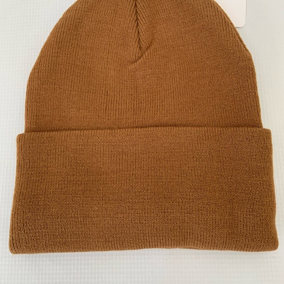 CARHARTT A18 Beanie Hat Brown Winter Pull On Knit Cap ONE SIZE - Picture 3 of 4